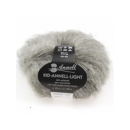 Mohair breiwol Annell Kid Annell Light 3001