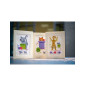 Wenskaart kit Speelse katten set van 3