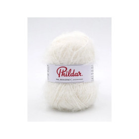 Knitting yarn Phildar Phil Beaugency Blanc