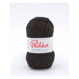 Haakgaren Phildar Phil Coton 4 noir