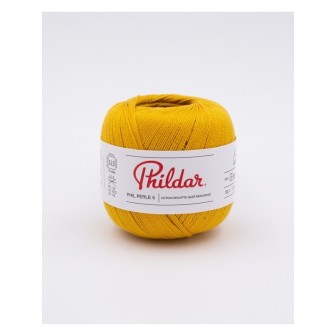 Crochet yarn Phildar Phil Perle 5 Tournesol