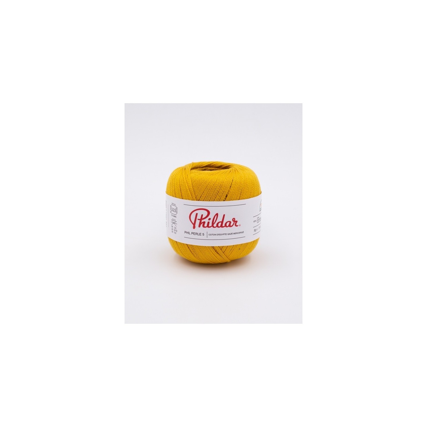 Crochet yarn Phildar Phil Perle 5 Tournesol