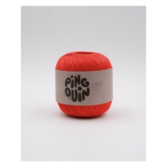 Fil au crochet Pingo Coco Rouge Orangé