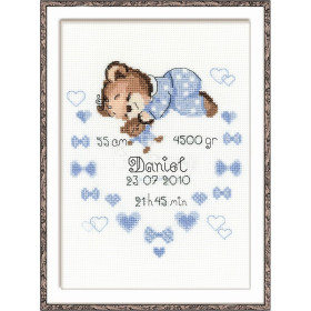 Riolis Embroidery kit Boys Birth
