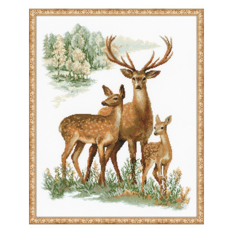 Embroidery kit Deers Embroidery kit Deers