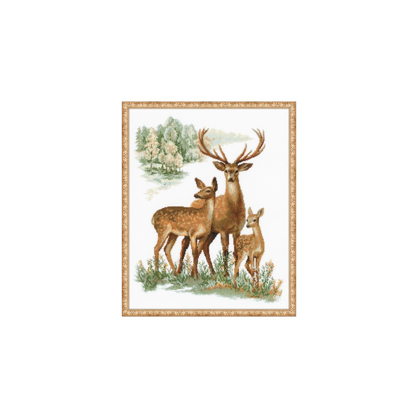 Riolis Kit de broderie Cerfs