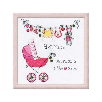 Riolis Embroidery kit It's a Girl!