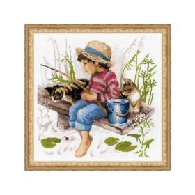 Embroidery kit Let’s go Fishing Embroidery kit Let’s go Fishing