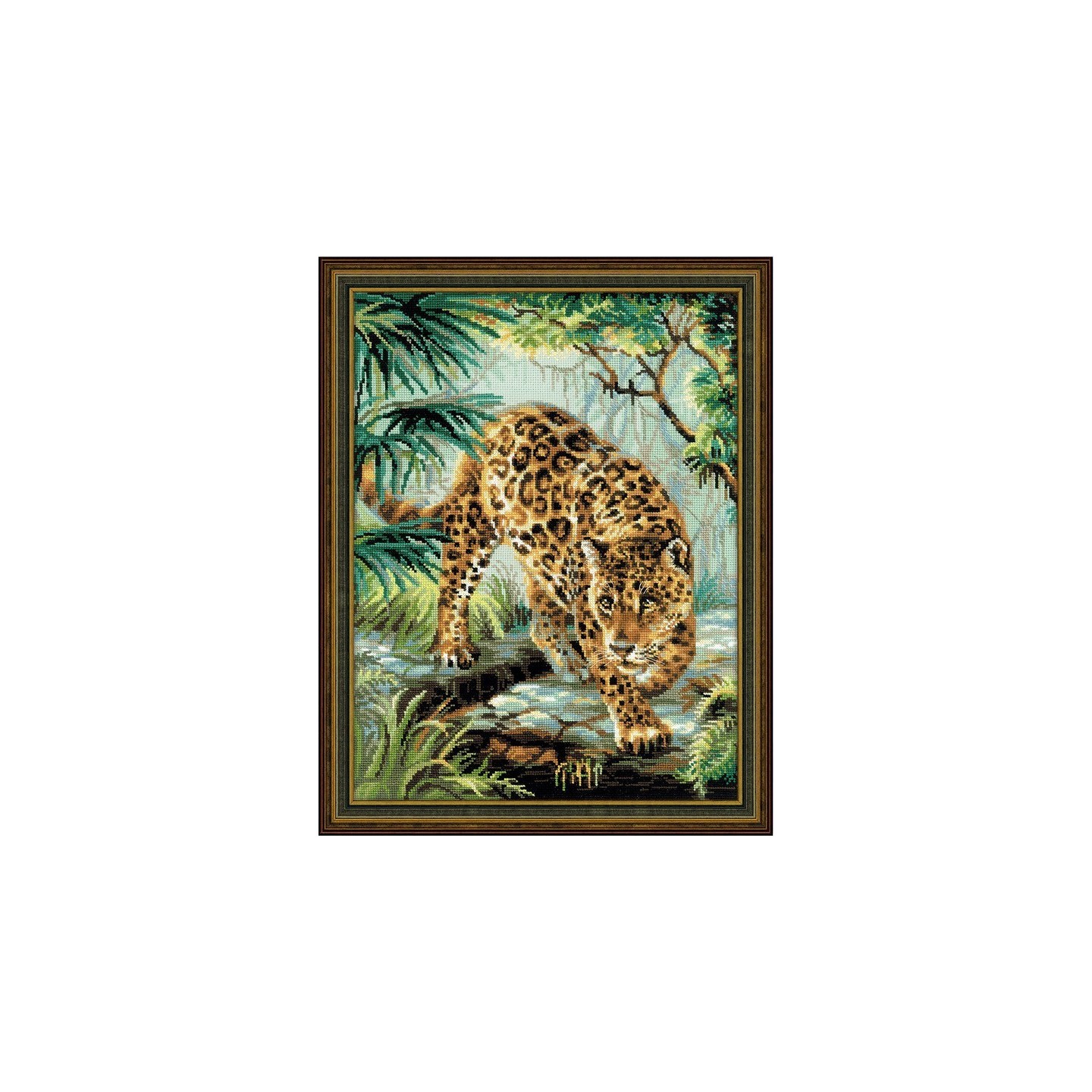 Riolis Kit de broderie Propriétaire de la Jungle