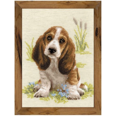 Riolis Stickset Basset Hound Welpe