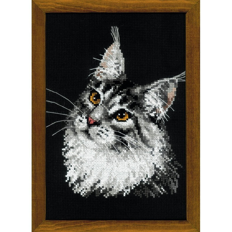 Stickset Amerikanische Waldkatze Stickset Amerikanische Waldkatze