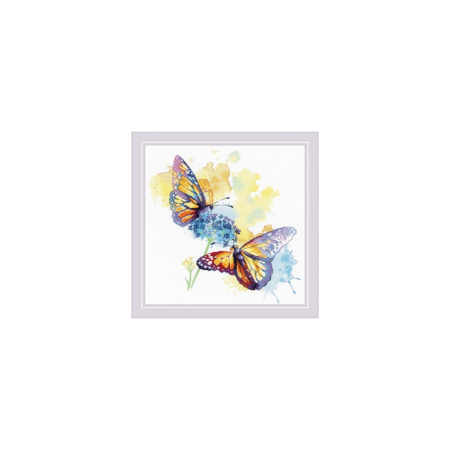 Riolis Kit de broderie Vol coloré