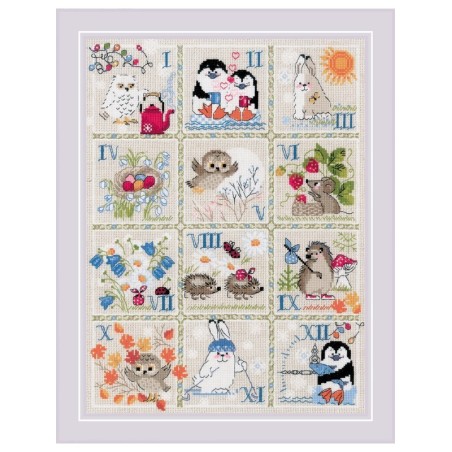 Borduurpakket Bos Kalender