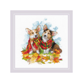 Kit de broderie Prêt pour l'automne Kit de broderie Prêt pour l'automne
