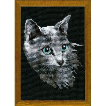 Riolis Stickset Russisch Blau Katze