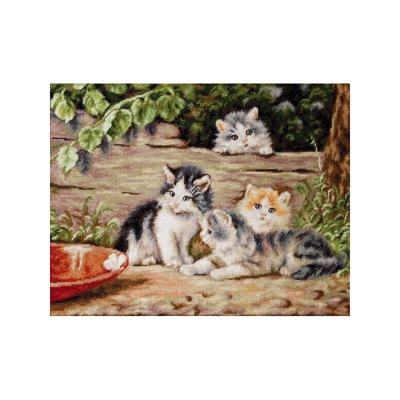 Embroidery kit The Cats Embroidery kit The Cats