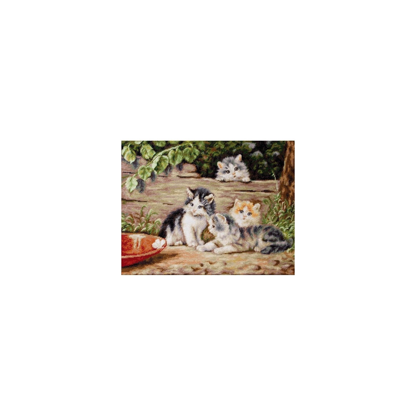 Luca-S Kit de broderie Les chats