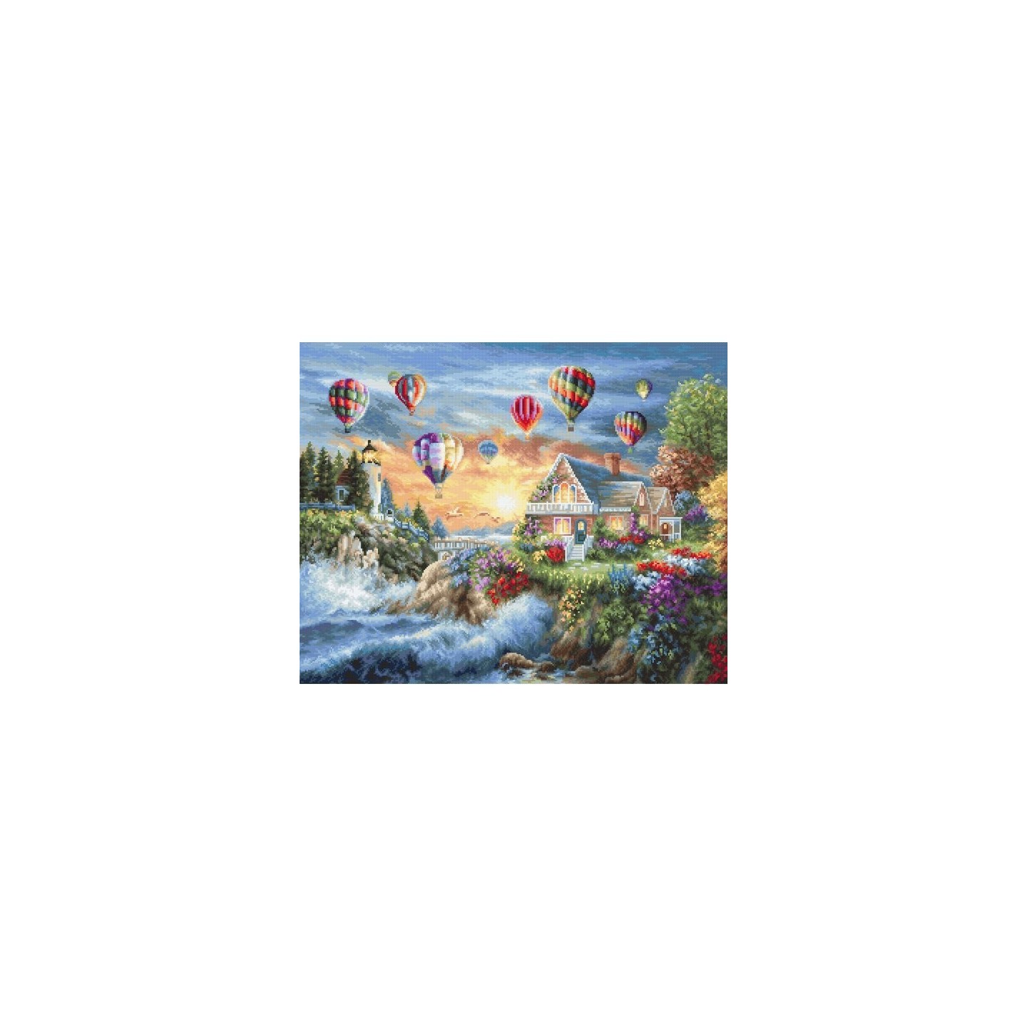 Luca-S Stickset Ballons über Sunset Cove