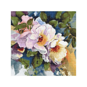 Kit de broderie Aquarelle de roses