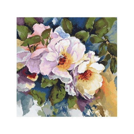 Luca-S Borduurpakket Rozen aquarelle