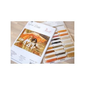 Kit de broderie Couple sous un parapluie Kit de broderie Couple sous un parapluie