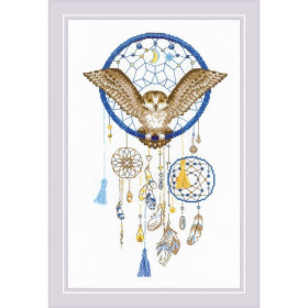 Kit de broderie Rêves de hibou Kit de broderie Rêves de hibou