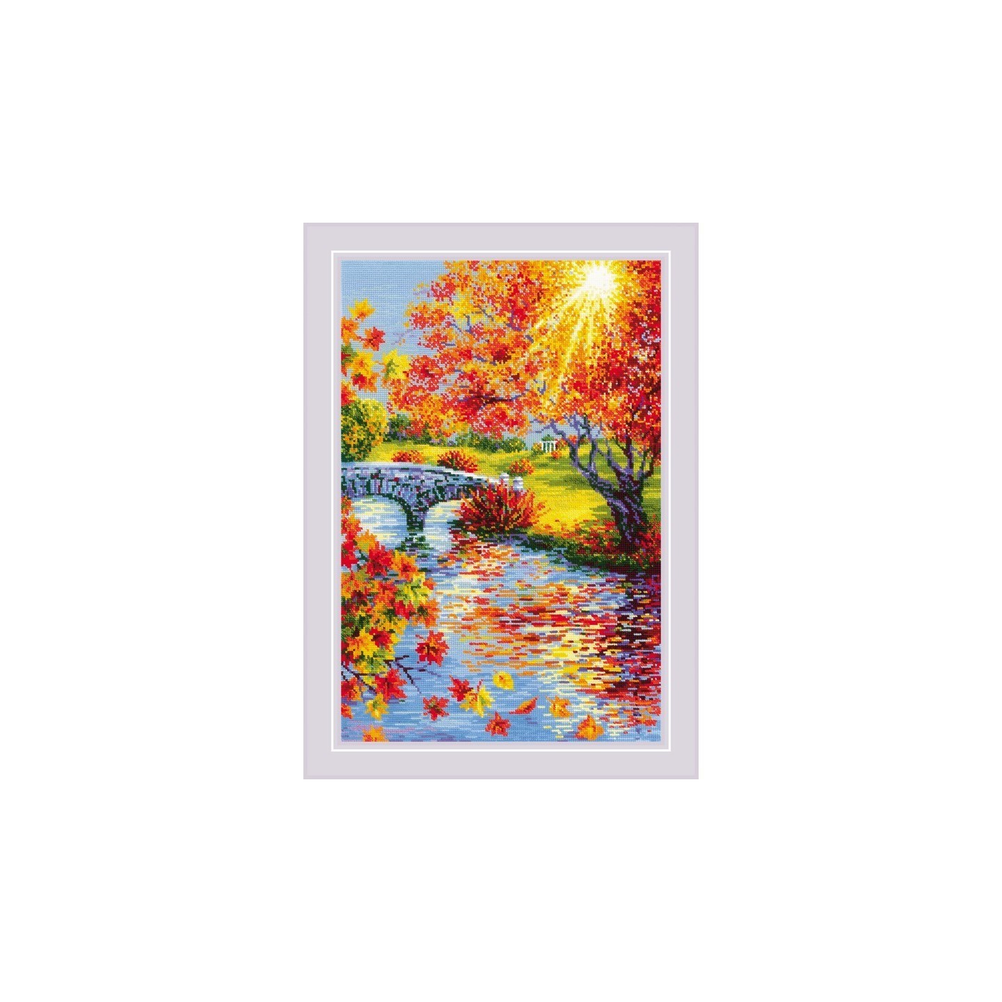 Riolis Kit de broderie Automne ensoleillé