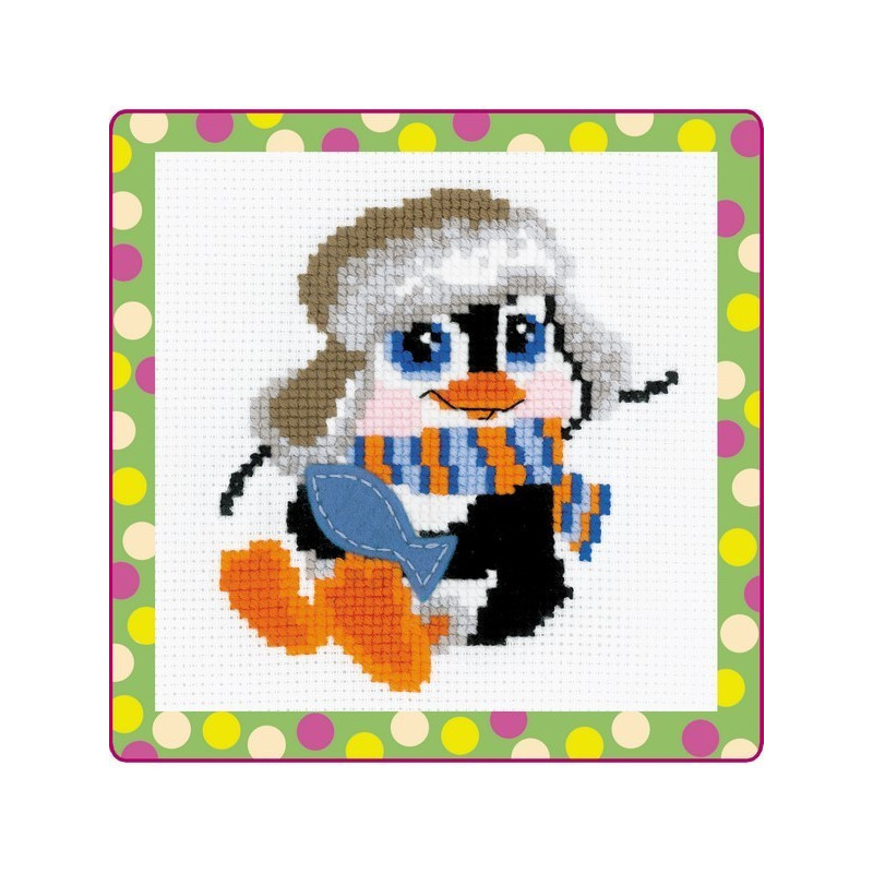 Borduurpakket pinguïn