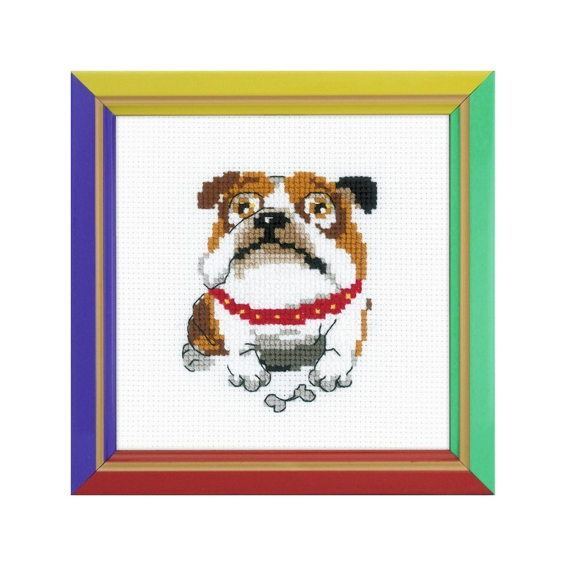 Stickset Englische Bulldogge Stickset Englische Bulldogge