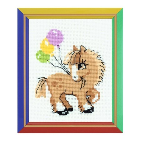 Borduurpakket pony maatje