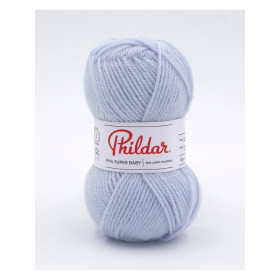 Knitting yarn Phildar Phil Super Baby Celeste