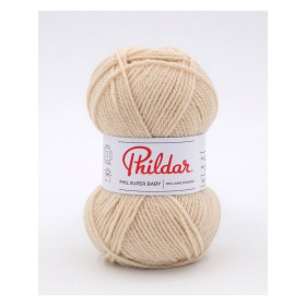 Knitting yarn Phildar Phil Super Baby Grège