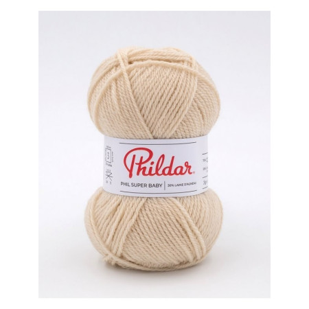 Strickwolle Phildar Phil Super Baby Grège