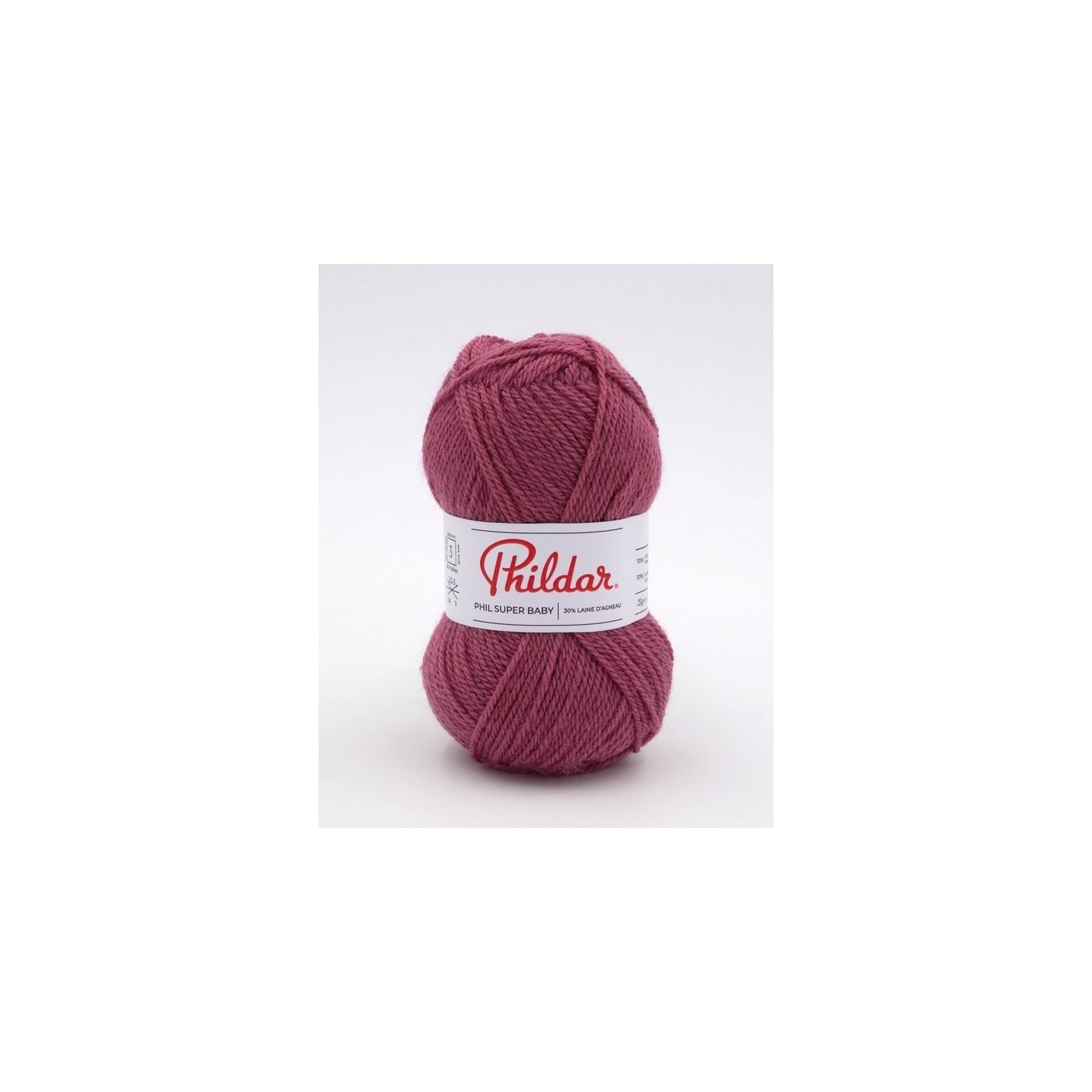 Knitting yarn Phildar Phil Super Baby Lie de vin