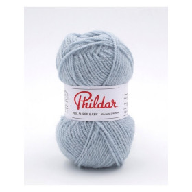 Knitting yarn Phildar Phil Super Baby Azur