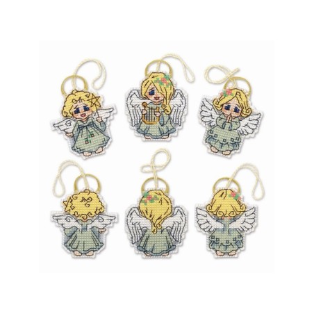 Embroidery kit Christmas Tree Decoration Little Angels