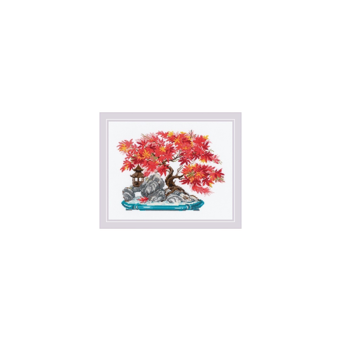 Riolis Stickset Herbstbonsai