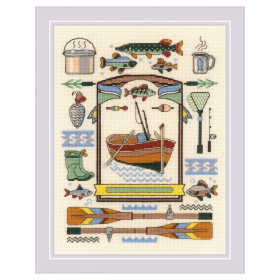 Kit de broderie Bonne prise Kit de broderie Bonne prise