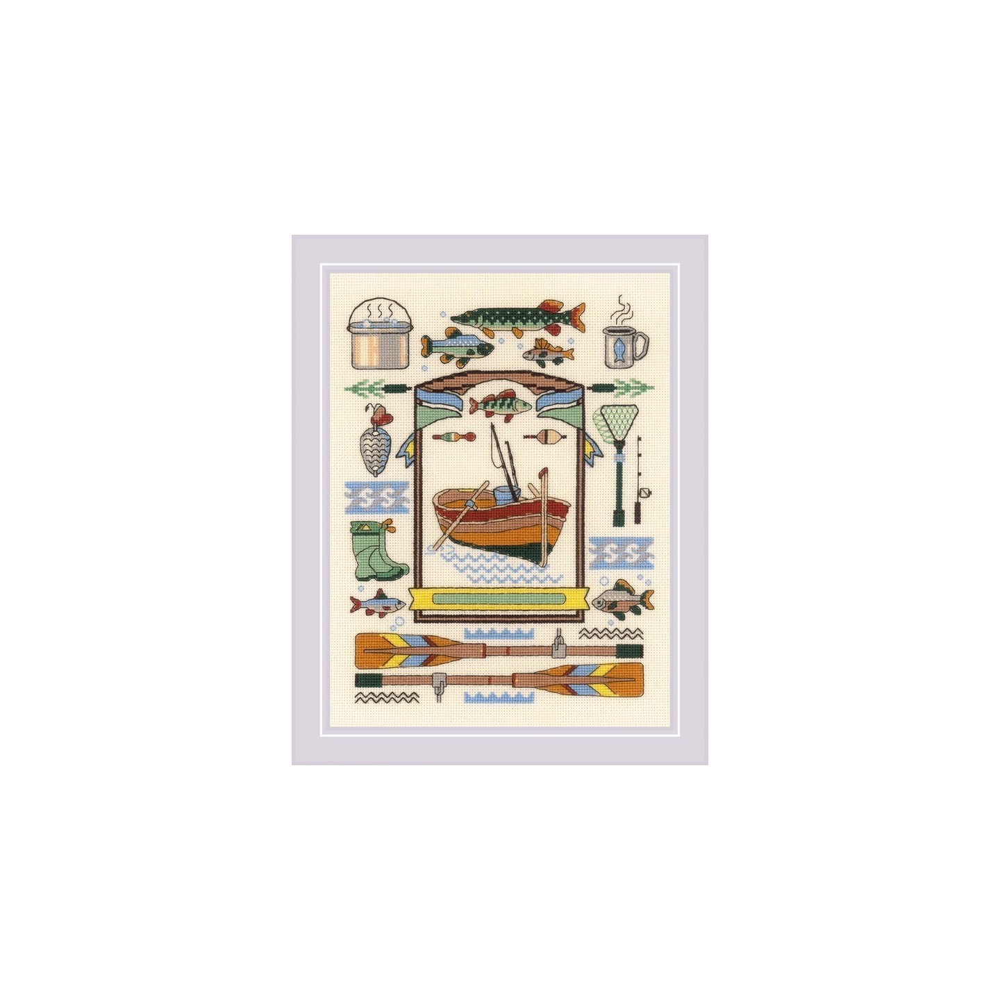 Riolis Embroidery kit Good Catch