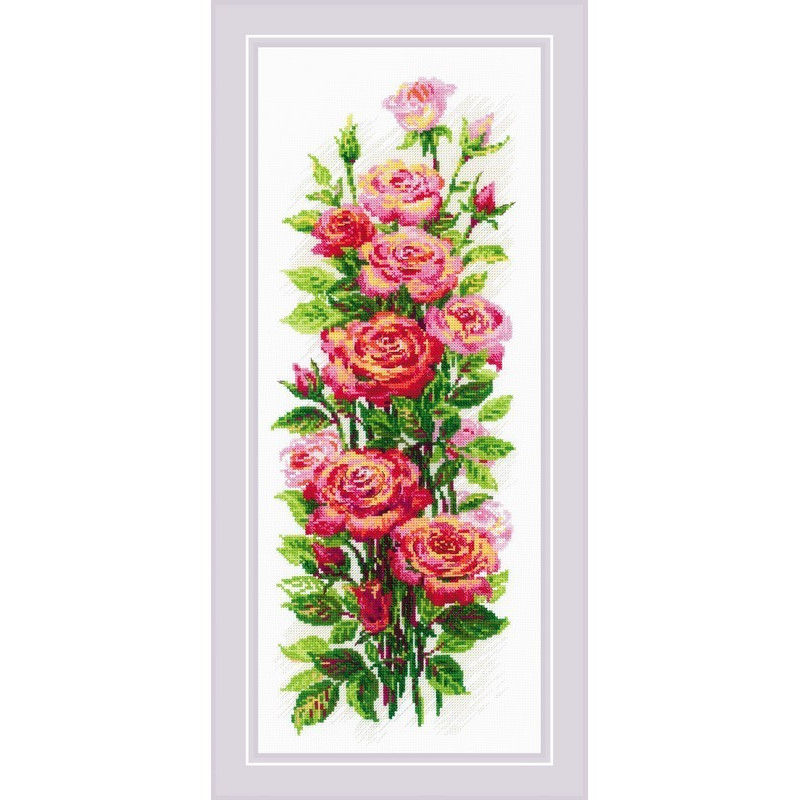 Stickset Blühende Rosen Stickset Blühende Rosen