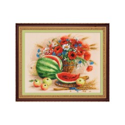 Embroidery kit Still Life with Watermelon