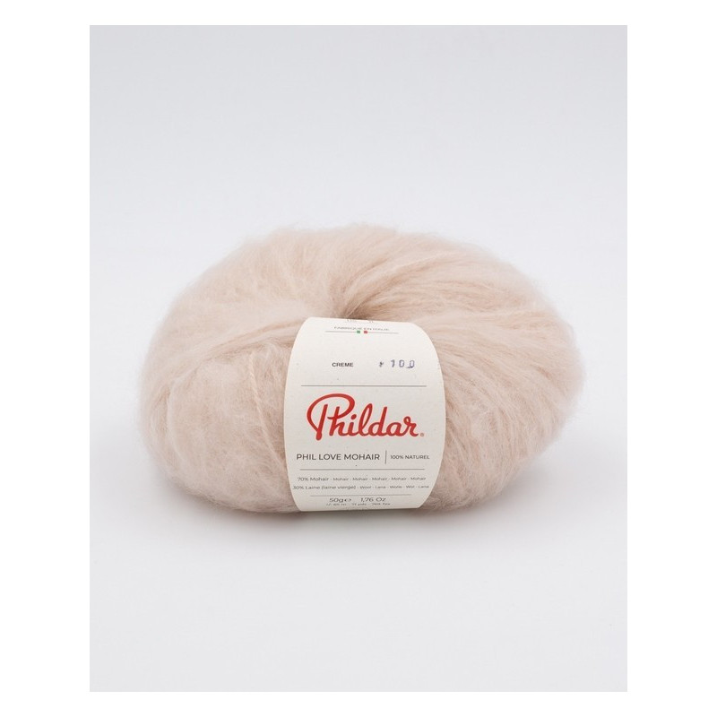 Phil Love Mohair Crème