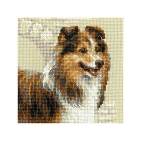 Borduurpakket Sheltie Borduurpakket Sheltie