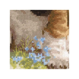 Riolis Embroidery kit Basset Hound Puppy