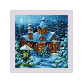 Embroidery kit Snowfall in the Forest Embroidery kit Snowfall in the Forest