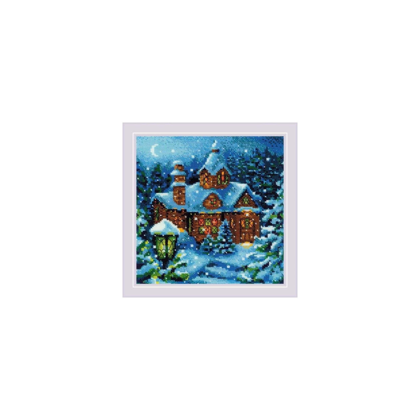 Riolis Embroidery kit Snowfall in the Forest