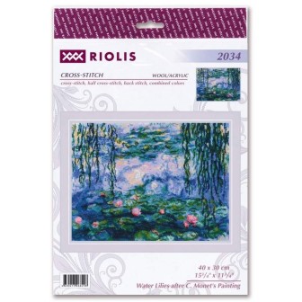 Riolis Stickset Seerosen nach C. 