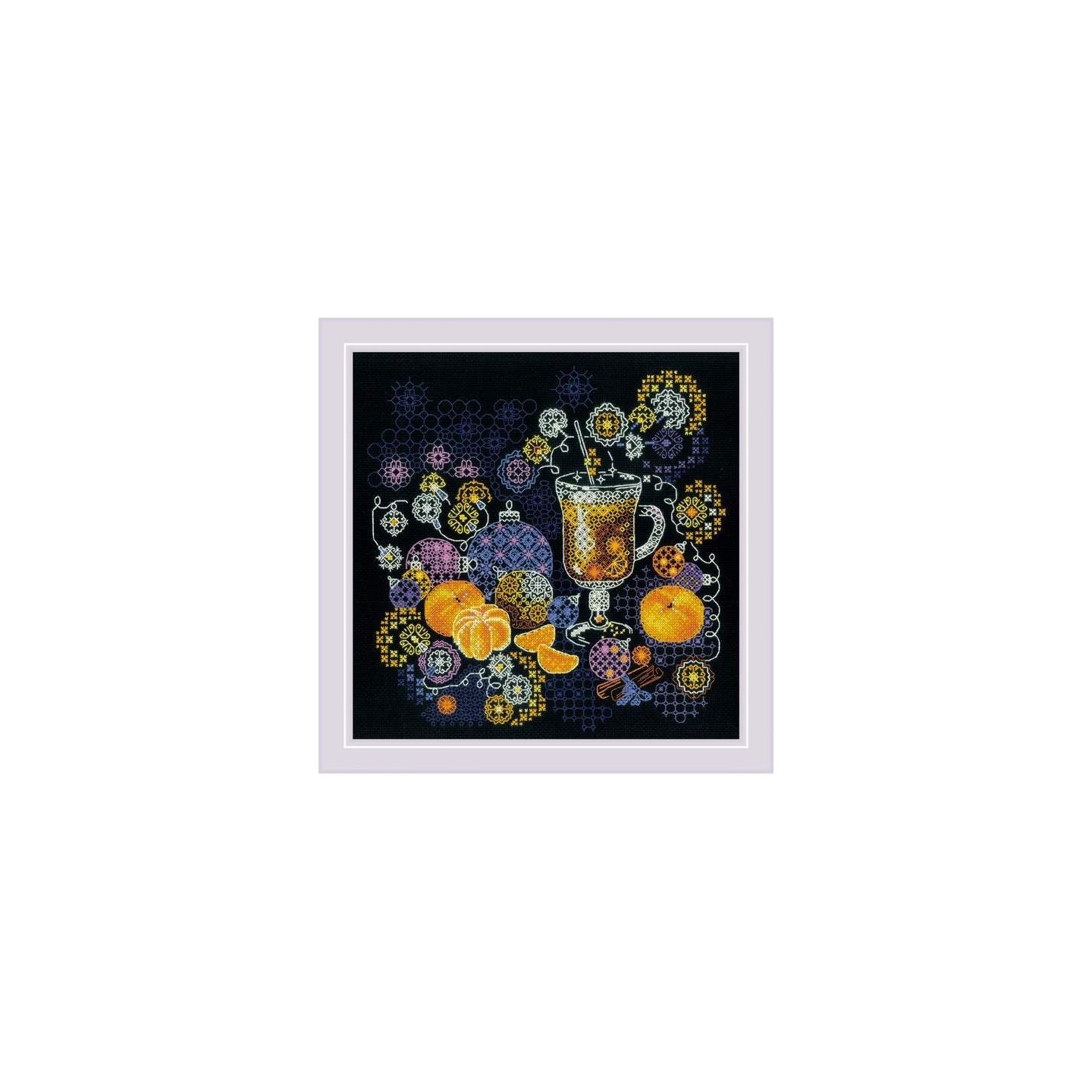 Riolis Embroidery kit Orange Mood