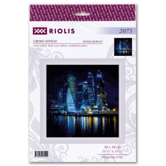 Riolis Kit de broderie Ville de nuit