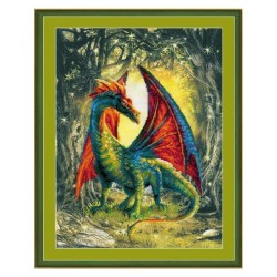 Riolis Kit de broderie Dragon de la forêt